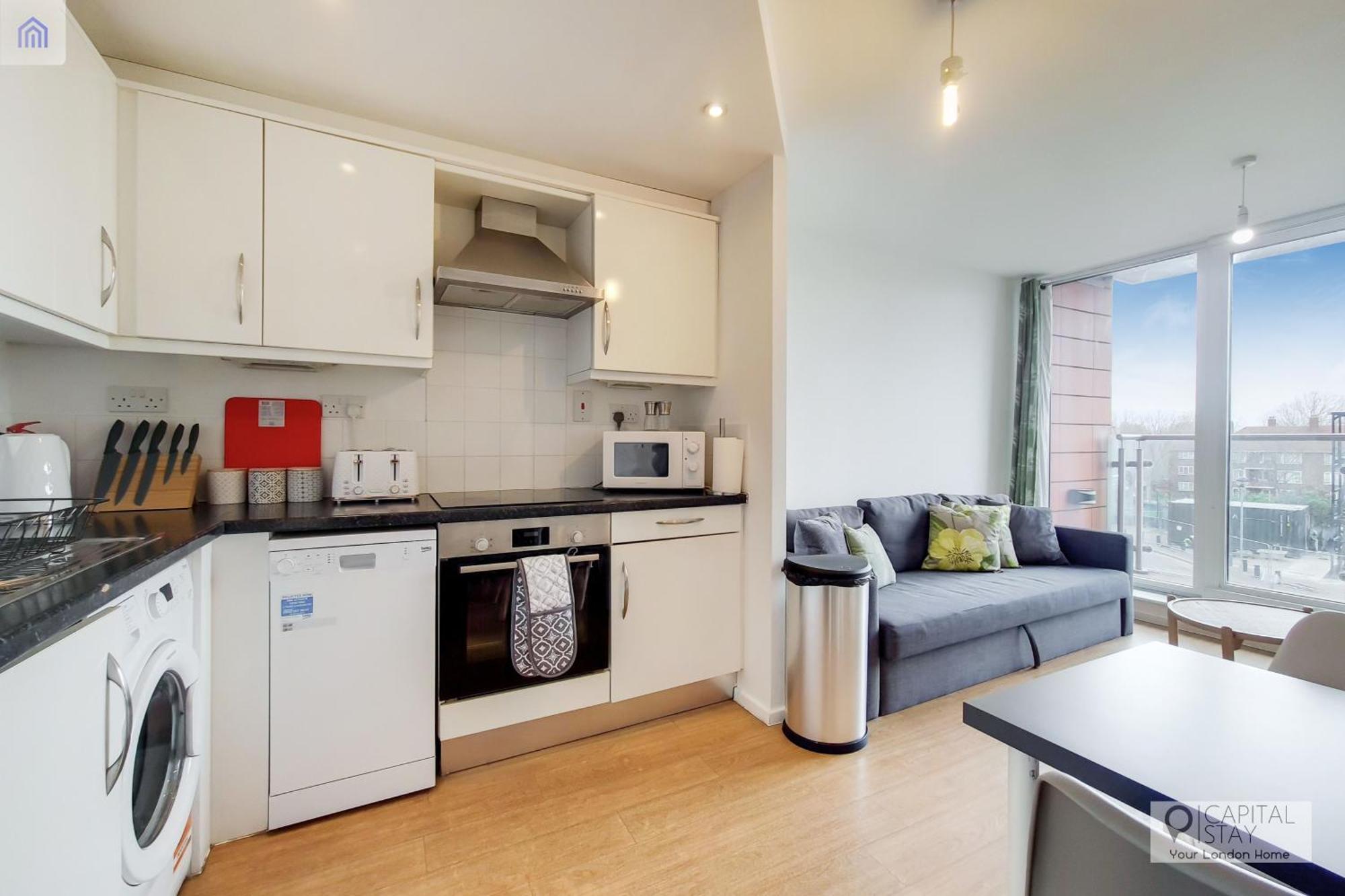 Fully Serviced Two Bed Apartment By Excel & O2 Лондон Экстерьер фото